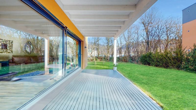 stilsichere 4.5-Zimmer-Gartenwohnung mit Einstellhallen- und Aussenabstellplatz (1)