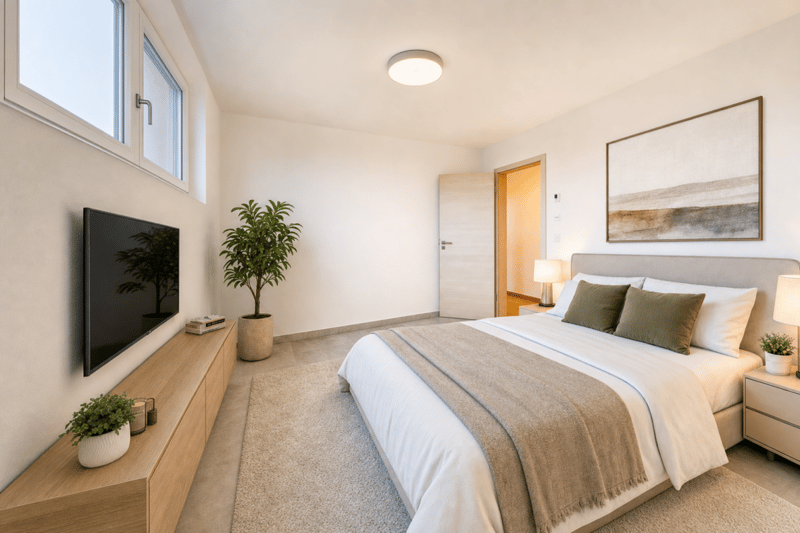 moderne Wohnung mit wundervoller Terrasse und Carport für zwei Fahrzeuge (12)