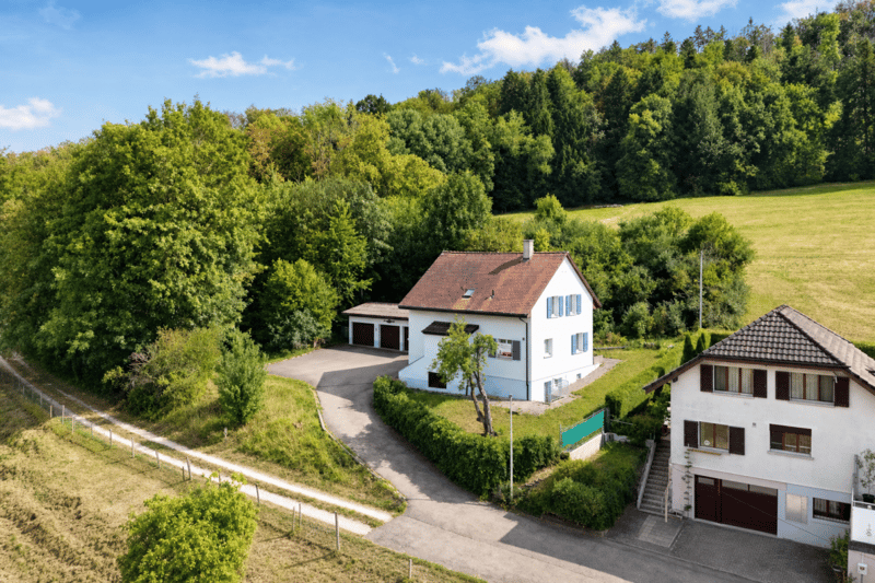 gepflegtes Einfamilienhaus mit drei Garagen und Umschwung (1)