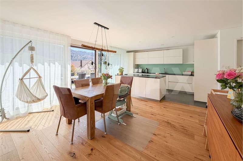 Emplacement de rêve ensoleillé avec vue lointaine, maison unifamiliale de 5,5 pièces à vendre à Wintersingen (5)