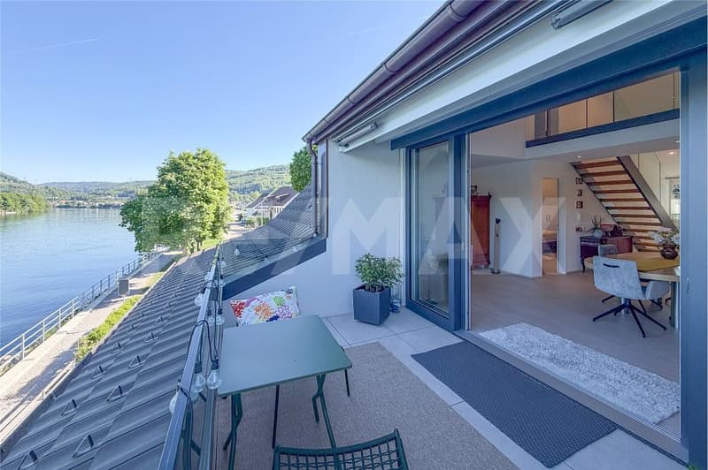 Rheinblick - Sentiment de vacances - Appartement-maisonnette 4,5 pièces à Wallbach à vendre (2)