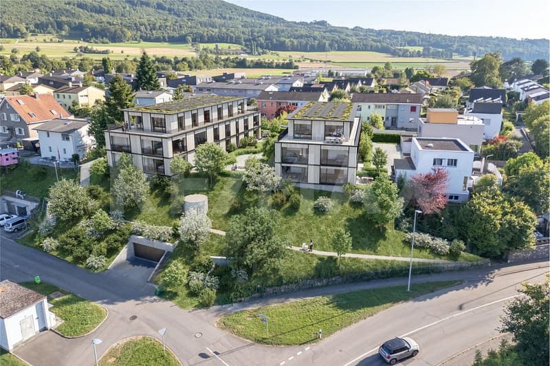 Wo das Dorf ins Grüne übergeht: Neubauprojekt Thierstein mit 7 Eigentumswohnungen in Möhlin (1)