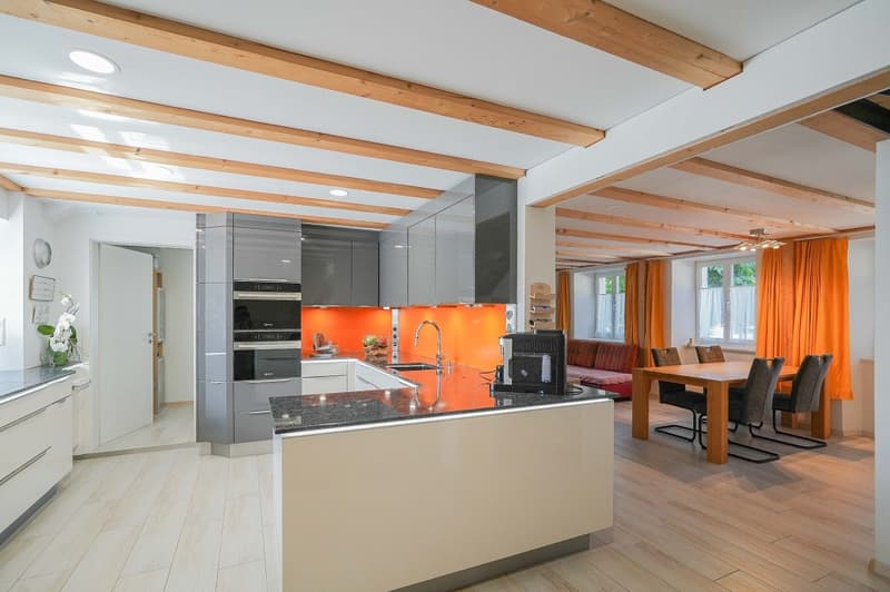 4.5 Zimmer-Maisonette-Wohnung mit riesigem Mehrzweckraum (2)
