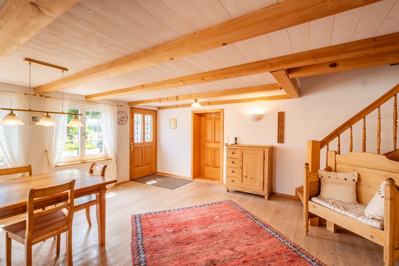stilvoller Eingang ins Landhaus