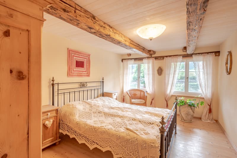 behagliches Schlafzimmer mit Wohlfühlcharakter