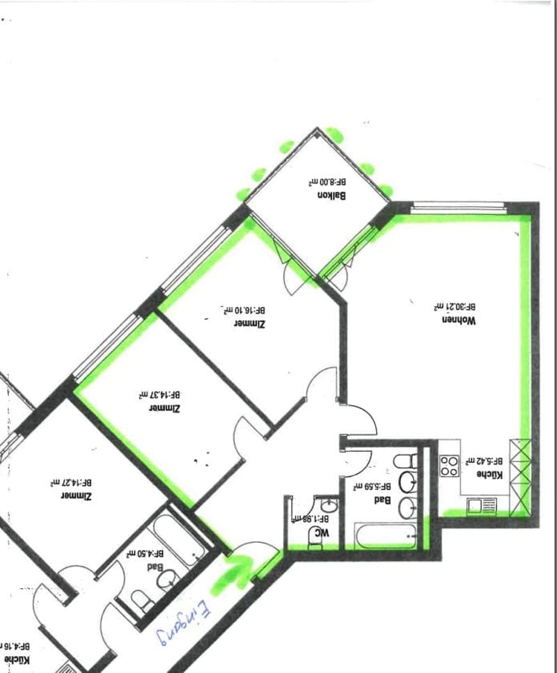 Neu renovierte 3-Zimmer-Wohnung im Zentrum von Arosa (6)