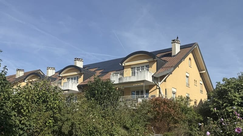 à 15 minutes de Morges, bel appartement avec très beau dégagement sur les alpes et le jura, 2 places de parc (14)