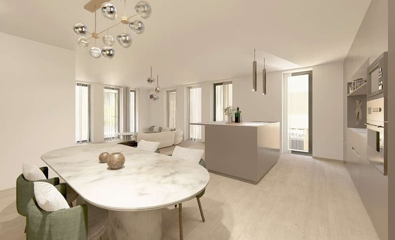 3.5 Zimmerwohnung Neubauprojekt Living, Hinwil (1)