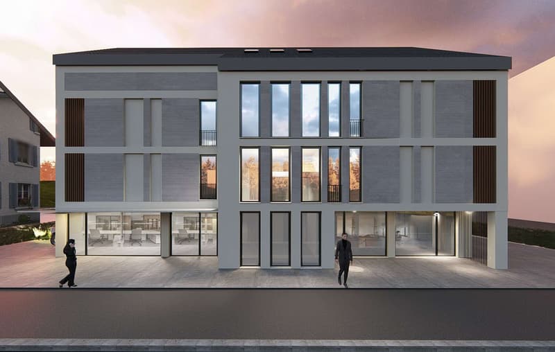 Gewerbe Neubauprojekt Living, Hinwil (1)