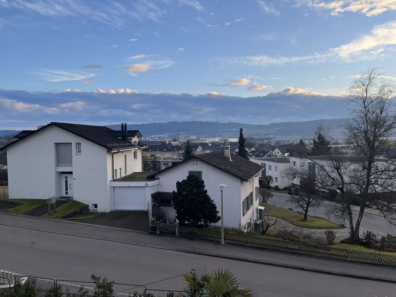 Aussicht aus dem 1.OG bestehende Liegenschaft