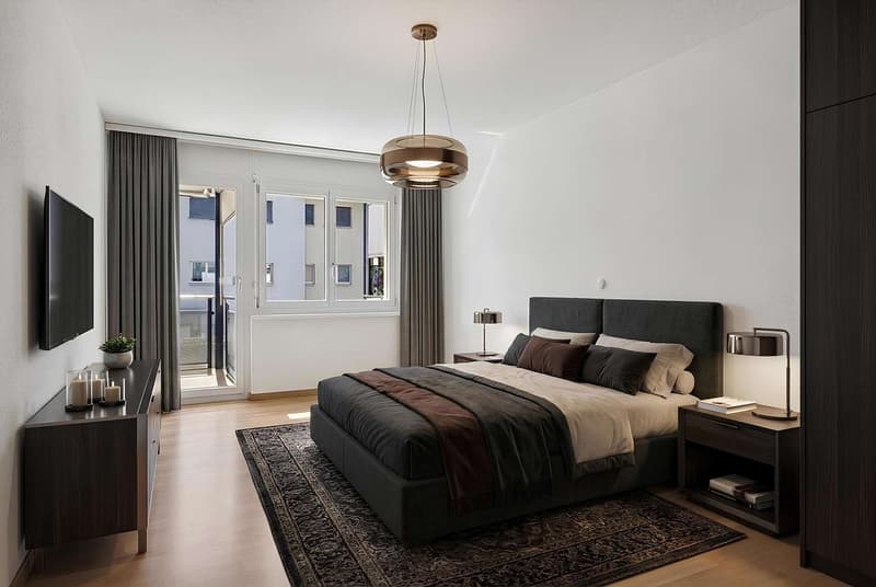 Einrichtungsbeispiel: Komfortables Schlafzimmer
