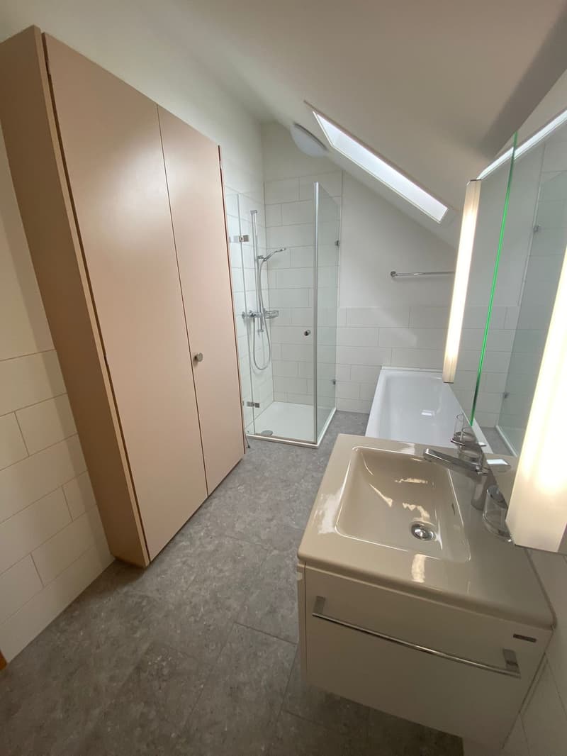 Heimelige Dachwohnung mit Cheminée (12)