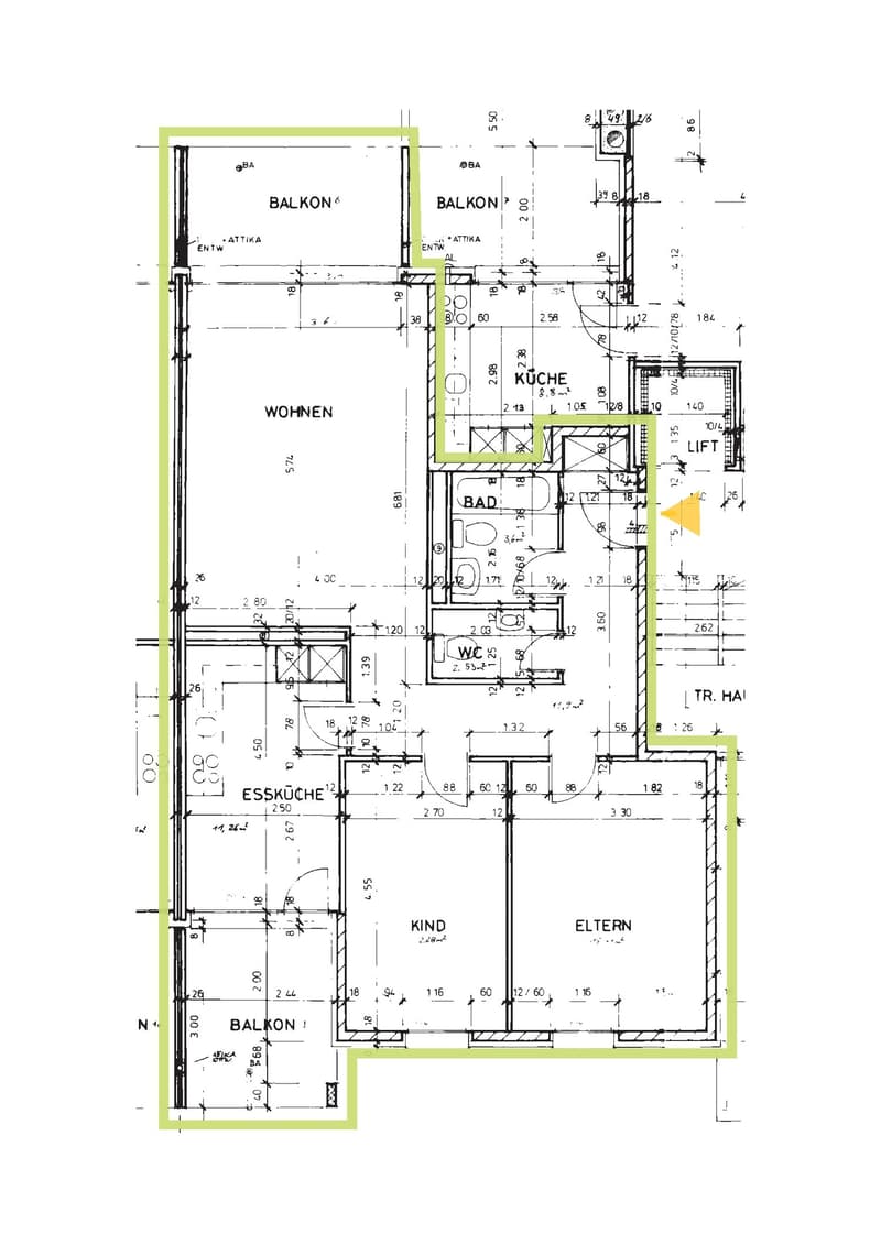 Helle 3.5- Zimmerwohnung mit 2 Balkone (11)