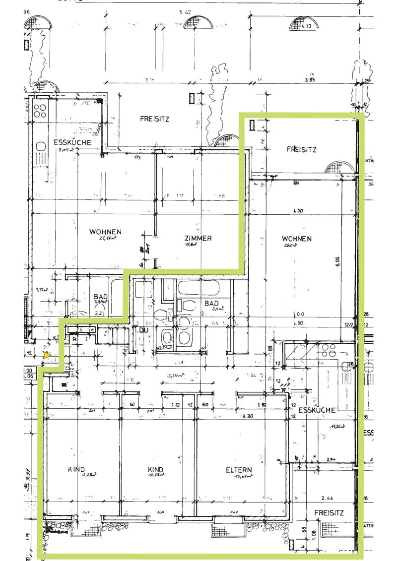 Ortszentrum - schöne 4.5 Zimmerwohnung mit Sitzplatz (15)