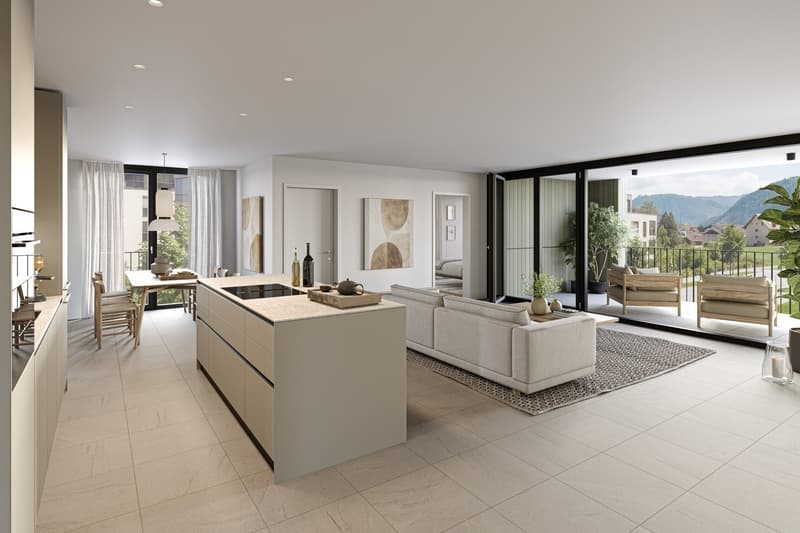 4 ½ Zimmer-Wohnung, 6314 Unterägeri (2)