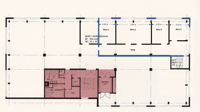 Attractive office spaces in Regensdorf for CHF 125.00/m2 per year (2)