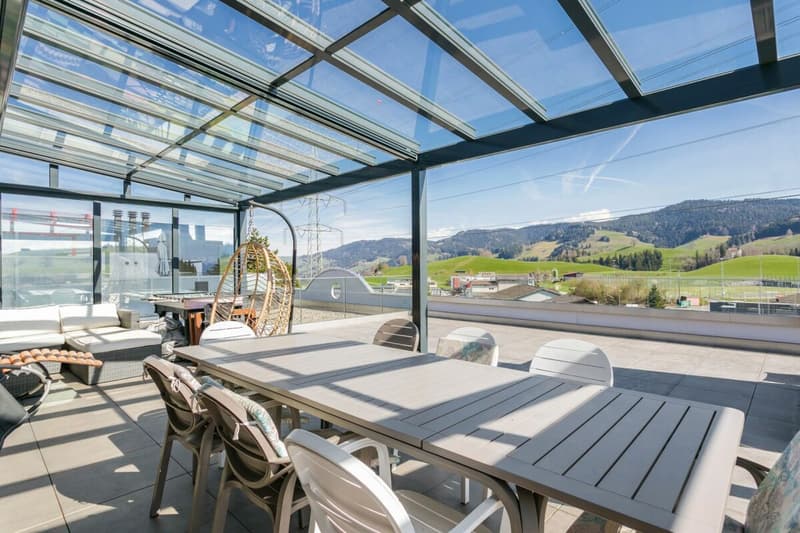 Wohnen mit Weitsicht: 7.5-Zimmer-Terrassenhaus mit Panorama-Terrasse (1)