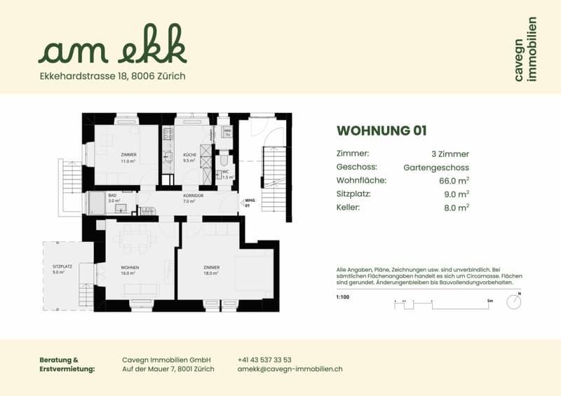 Erstbezug nach Totalsanierung: Stilvolle 3-Zimmer-Wohnungen im Herzen von Zürich (7)