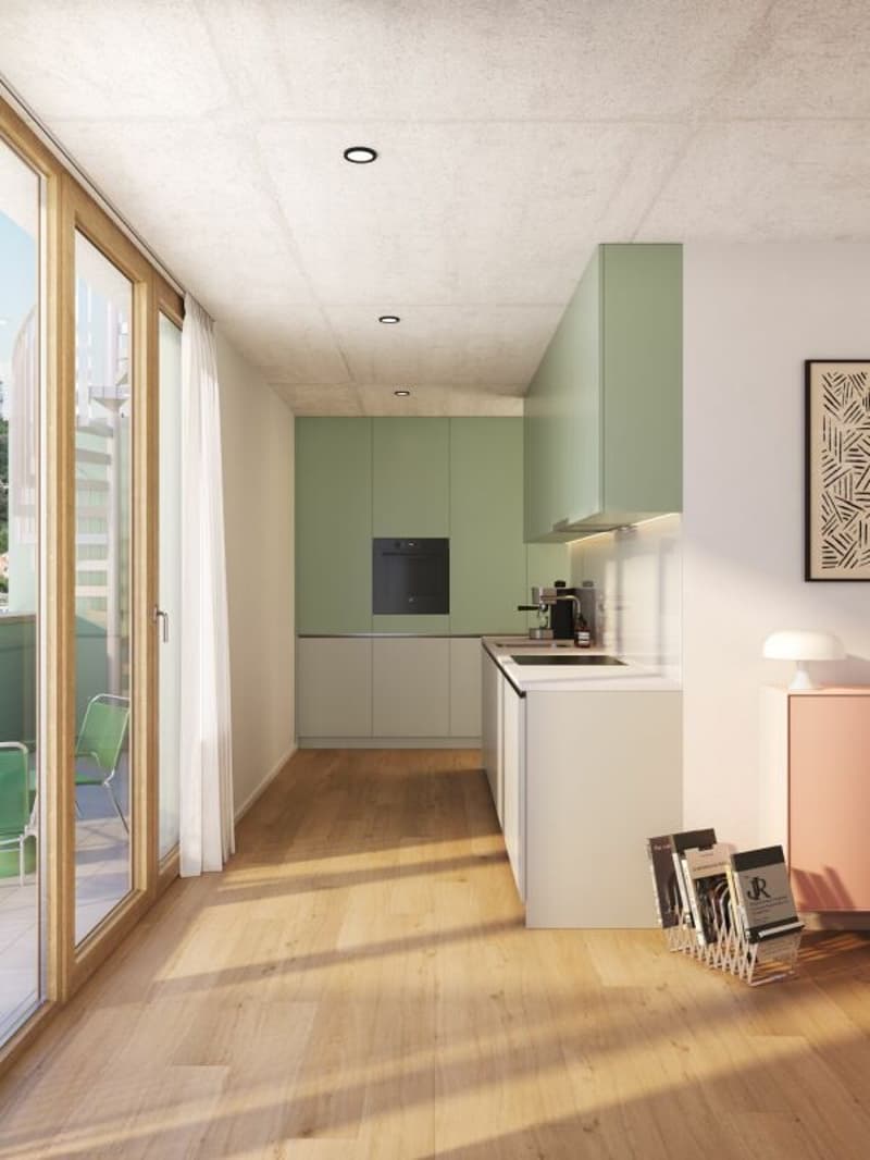 Farby: Helle 2.5-Zimmer-Neubauwohnung in Zürich-Altstetten (3)