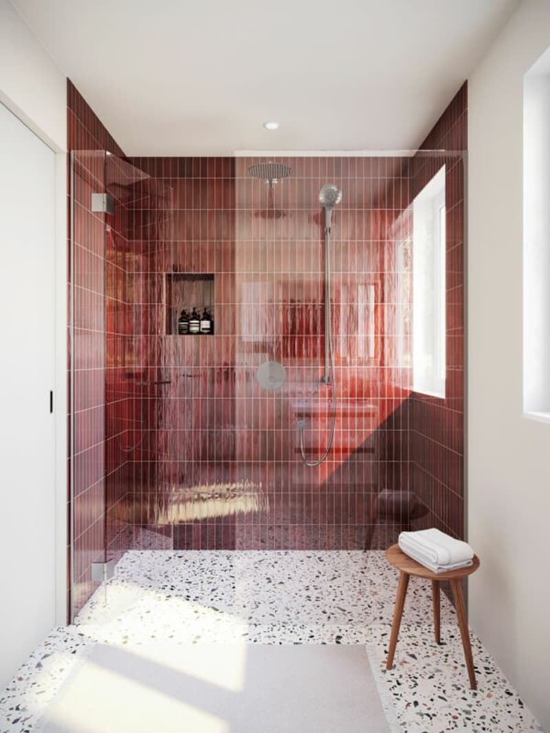 Dusche mit Tageslicht