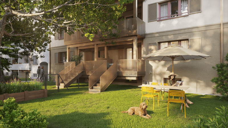Gartenwohnung mit grossem Sitzplatz im beliebten Kreis 3 (2)