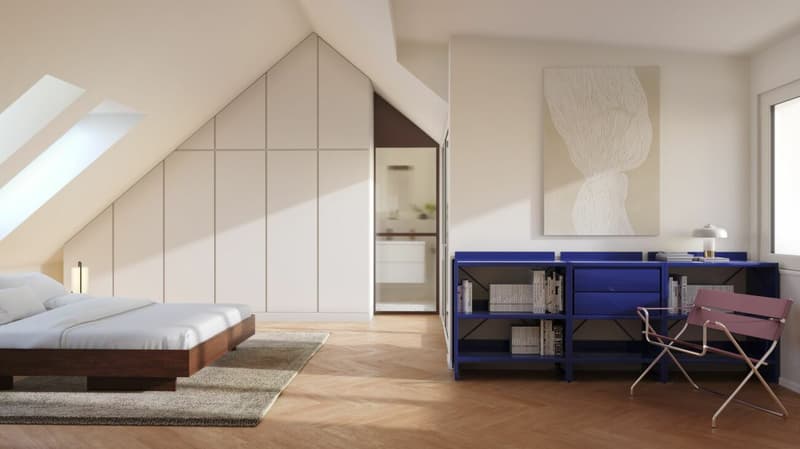 Urban & naturnah: Maisonette-Wohnung im HERBIE Wiedikon (4)