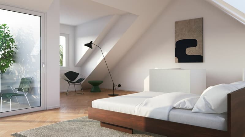 Urban & naturnah: Maisonette-Wohnung im HERBIE Wiedikon (3)