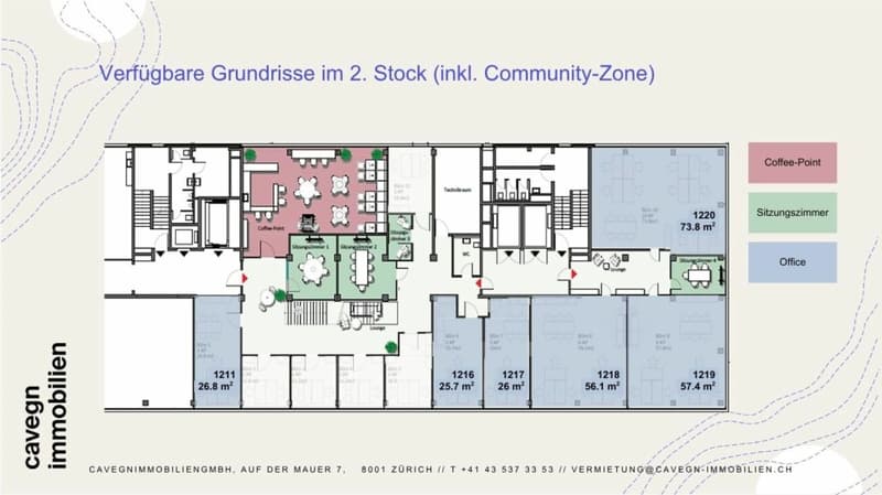 Plug and work - Moderne Büroflächen mit Community-Zonen in Regensdorf (10)