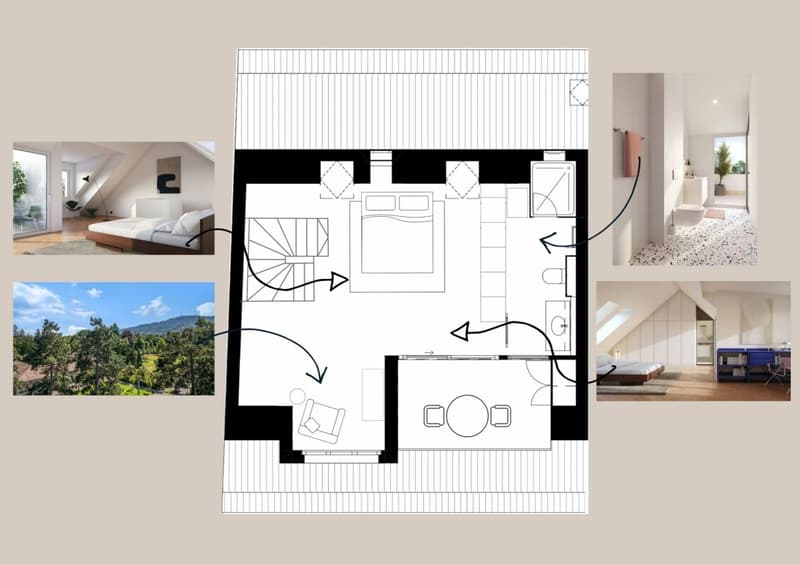 Obere Etage