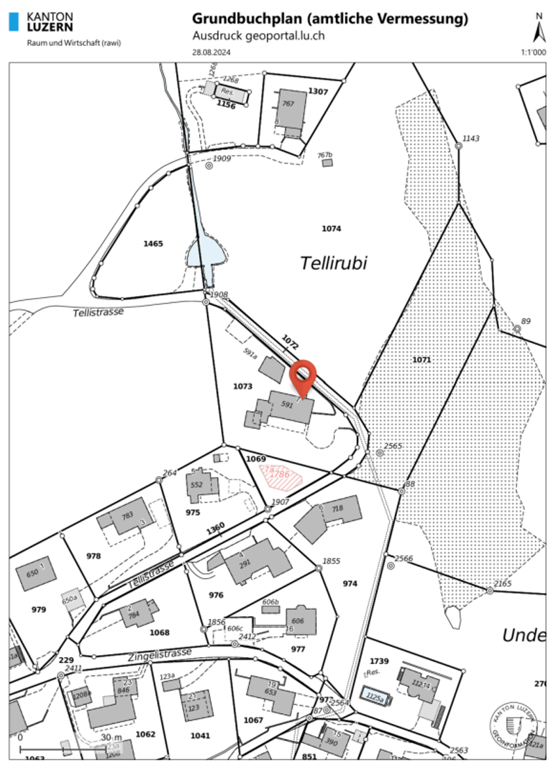 Grundbuchplan