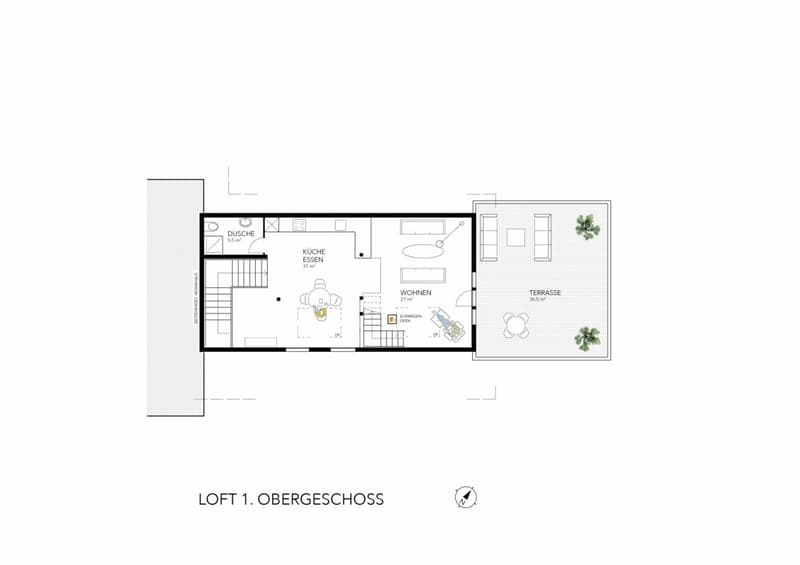 Grundriss Obergeschoss