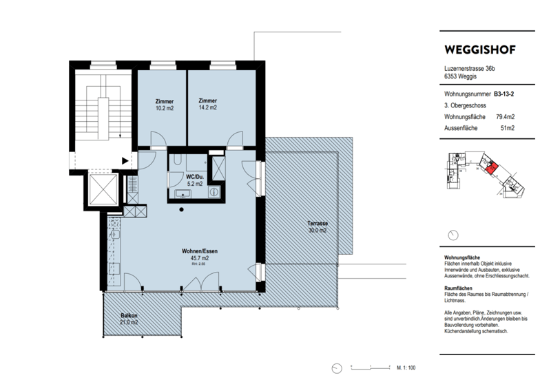 3.5 Zimmer-Attikawohnung