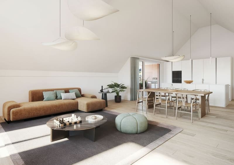 Loft-Gefühl in allen Wohnbereichen