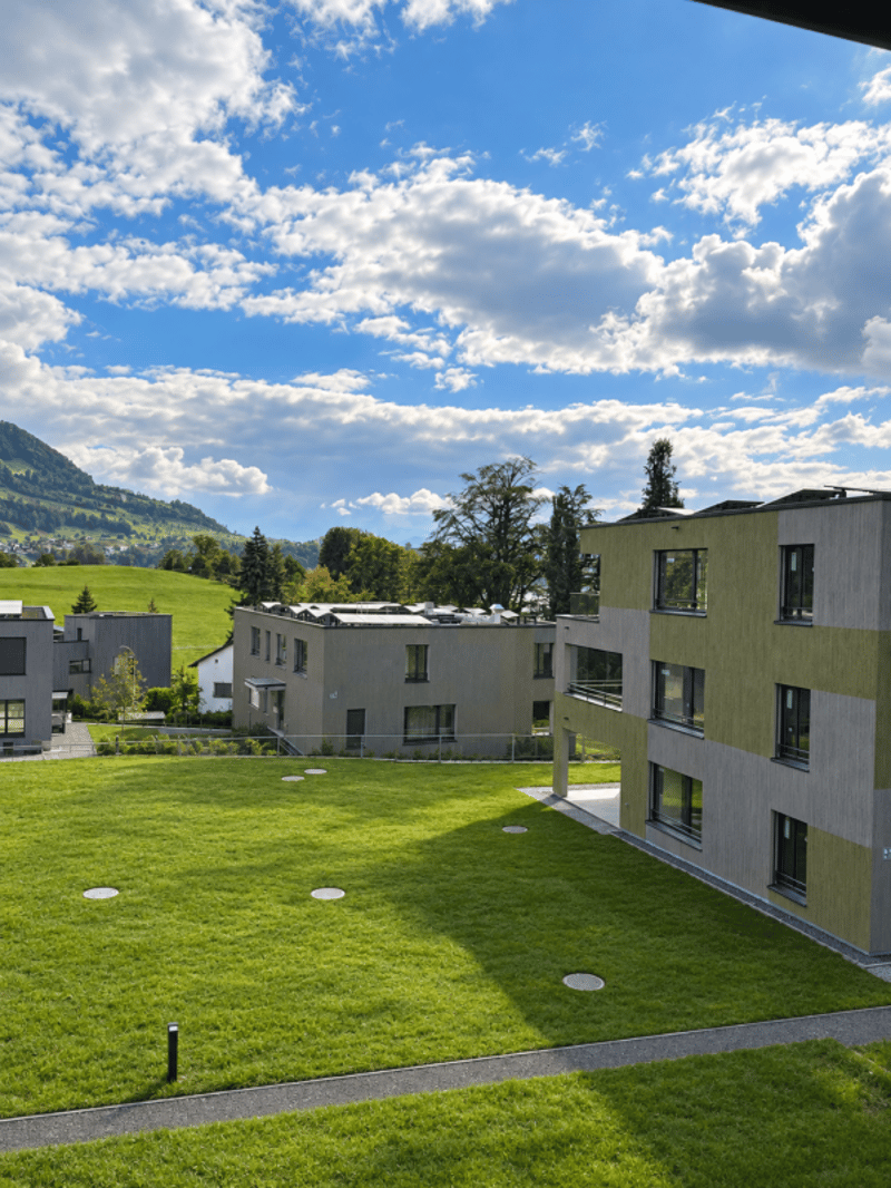 Herrliche begrünte Wohnanlage
