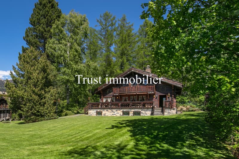 6044. Magnifique chalet de luxe à vendre à Crans-Montana (5)