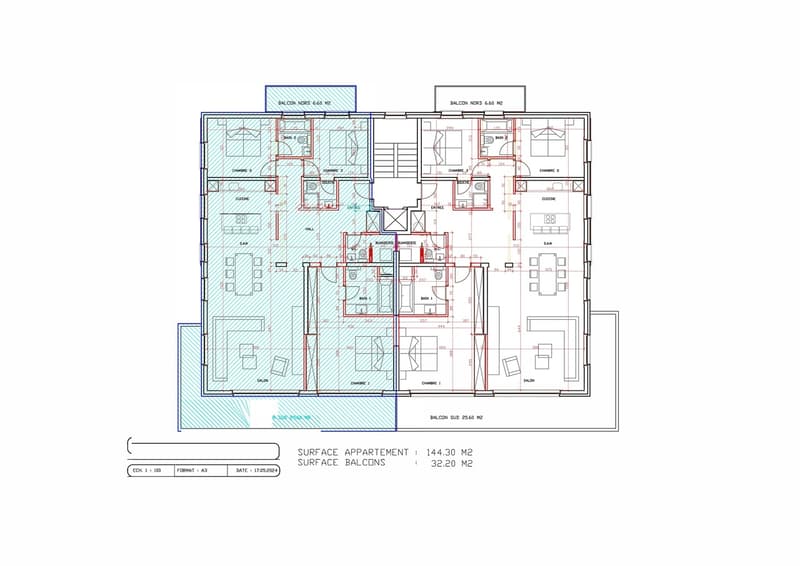 4017. Appartement traversant de standing, proche centre Crans (3)