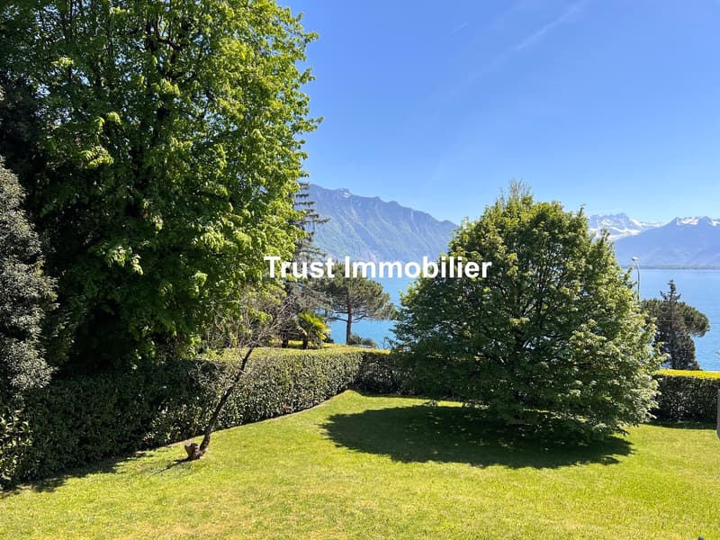 3002. En exclusivité : Appartement 3 pièces rénové Vue lac Clarens (9)