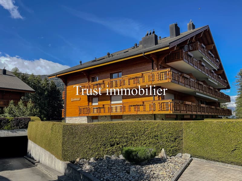 3001. Bel appartement de 3.5 pièces, centre Crans (1)