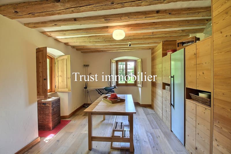 6009.Chalet / Château entièrement rénové. Les Mayens-de-Sion (11)