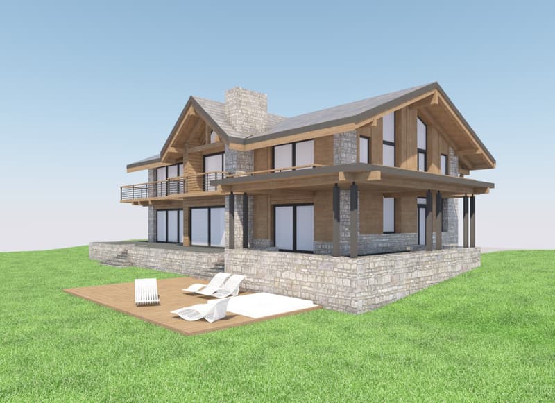6000.Vue panoramique / Projet Chalet à vendre à Sergnou /Crans-Montana (8)
