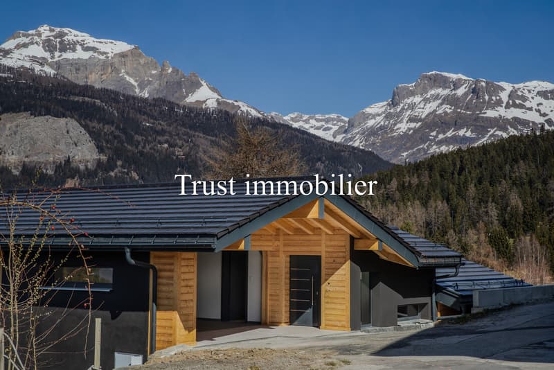 6018. Chalet neuf. Magnifique vue (1)