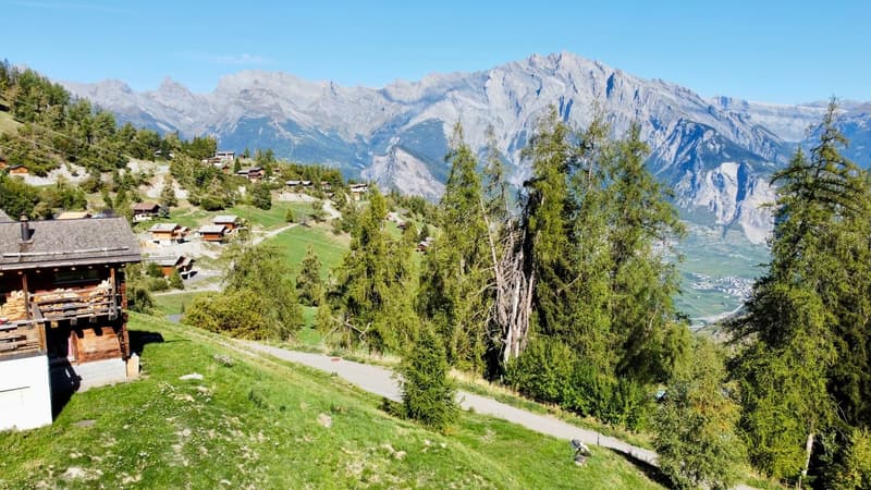 Parcelle prête à accueillir votre futur chalet à La Tzoumaz (6)