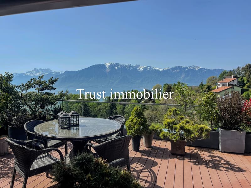 5058.EG Spacieux duplex - Vue panoramique lac et montagnes, Vevey (3)