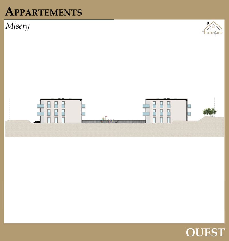 A vendre appartement de 3.5 pces sur la Commune de Misery (12)
