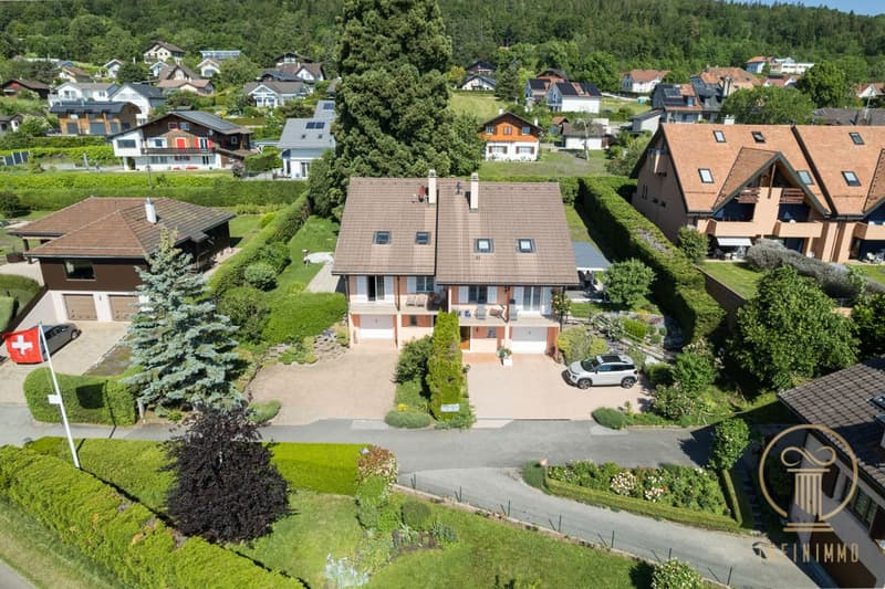 Exclusivité! ARZIER-LE-MUIDS - magnifique villa jumelle de 6.5 pièces - Prix négociable. (2)