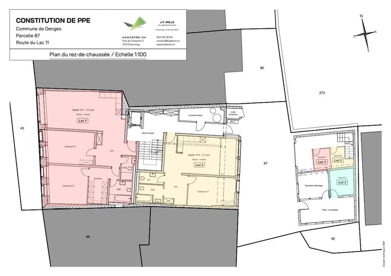 DENGES, appartement 3,5 pces au Rez, rénovation complète. (2)