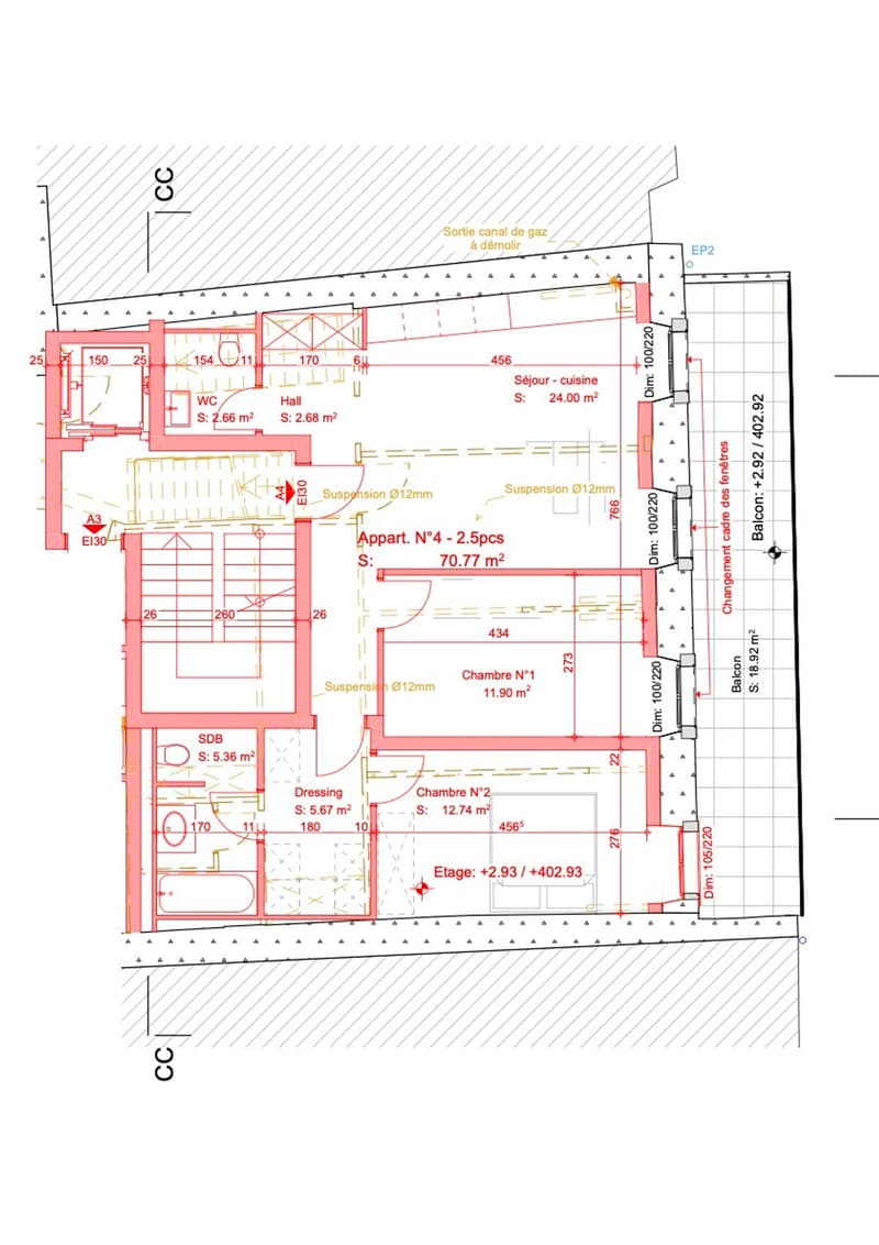 DENGES, 3.5 pièces, mariage de l'ancien et du moderne, 3 derniers lots disponibles! (2)