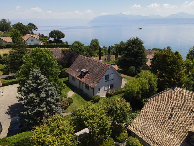 SAINT-PREX - DEUX VILLAS AU BORD DU LÉMAN, AVEC ACCÈS PRIVATIF AU LAC (1)