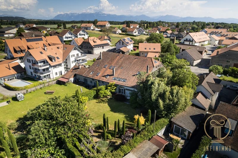 SULLENS, coup de coeur! Maison villageoise en bordure de zone agricole. (2)