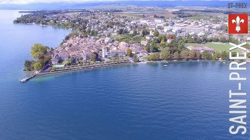 SAINT-PREX - En exclusivité à découvrir lors de nos portes ouvertes, dernier appartement de 5.5 duplex avec belle vue au lac (1)